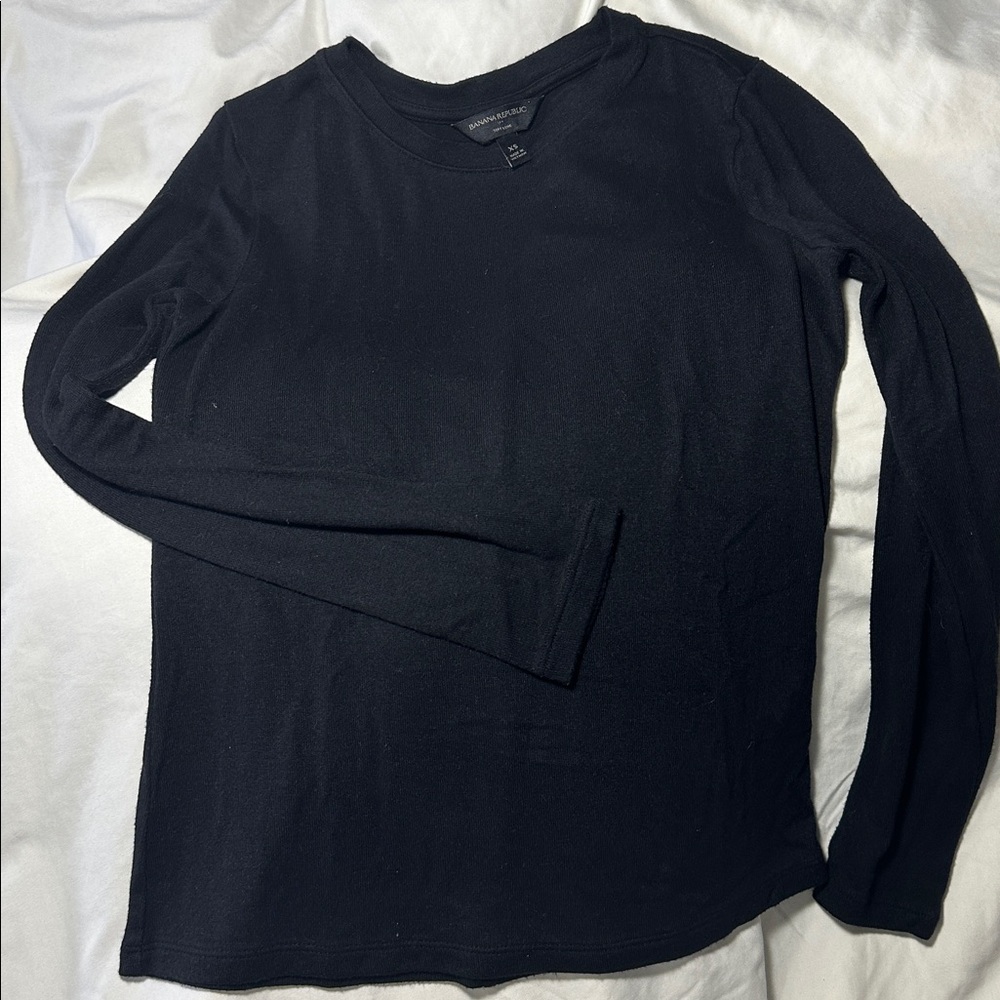Banana republic Women's Black Long Sleeve Top